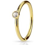 Šperky4U zlacený piercing do nosu ucha kruh N01162-C – Sleviste.cz