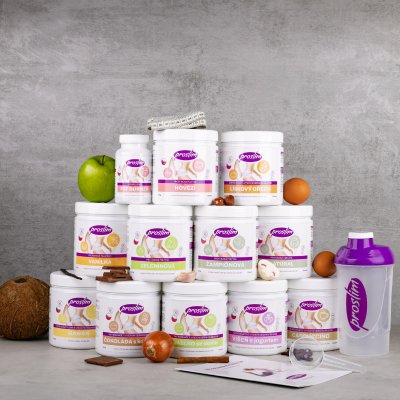 Proslim Proteinová keto dieta na 3 týdny - 110 porcí - 3 300 g – Zboží Dáma