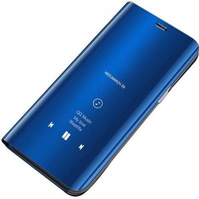 Pouzdro Beweare Clear View Samsung Galaxy S10 - modré – Zboží Mobilmania