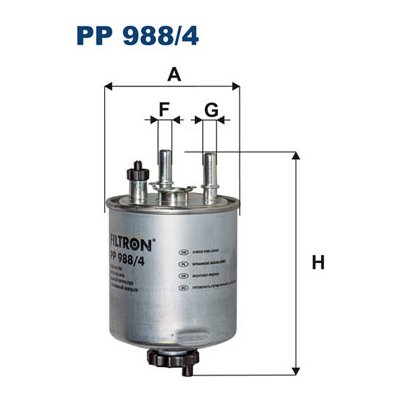 Palivový filtr Filtron PP988/4 – Hledejceny.cz