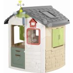 Smoby Set domeček a meteorologická stanice Life Jura Lodge rozšiřitelný s ptačím krmítkem a zvonkohra větroměr a srážkoměr – Zboží Dáma