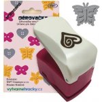 Creatoys děrovačka s embosing efektem 25 mm motýl 2 – Zboží Mobilmania