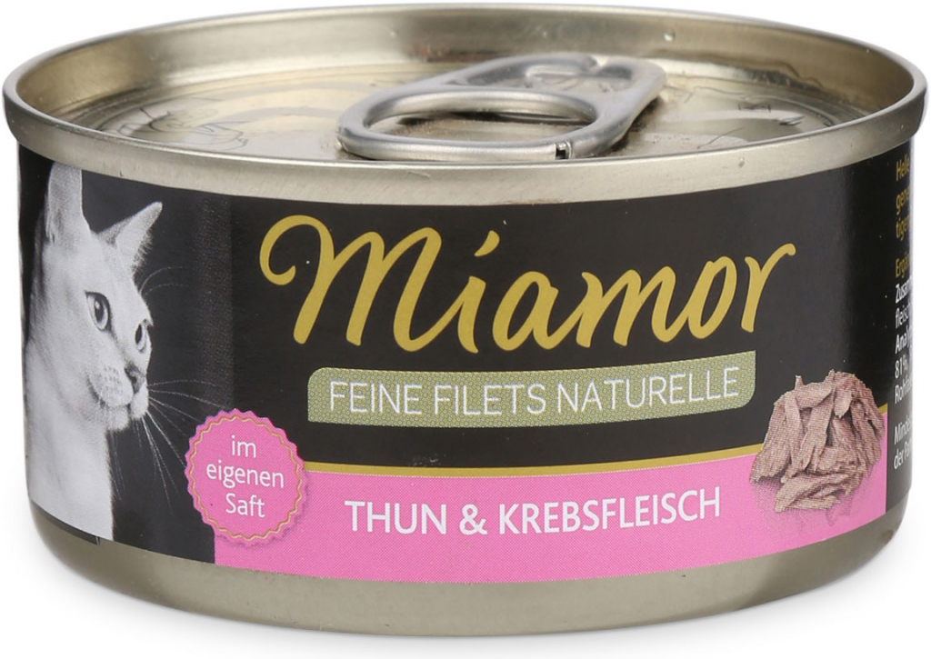 Miamor Feine Filets Naturelle tuňák & krab 24 x 80 g
