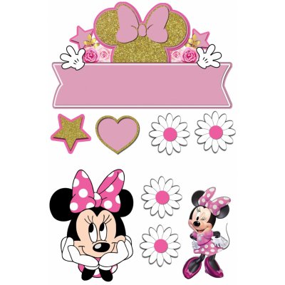 Jedlý tisk MINNIE ● materiál: FONDÁNOVÝ DECORLIST ✴️ – Zboží Mobilmania