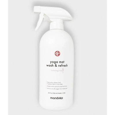 Manduka Yoga Mat Wash and Refresh 946 ml (32 oz) Citronová tráva/Lemongrass – HobbyKompas.cz