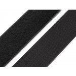 Prima-obchod Suchý zip háček + plyš samolepicí šíře 50 mm bílý, černý, barva Černá – Zboží Dáma