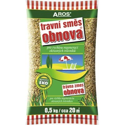 Travní směs Aros Eko Obnova 0,5 kg – Zbozi.Blesk.cz