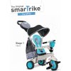 Smart Trike Deluxe Touch Steering 4v1 se stříškou a dvěma taškami modro černá