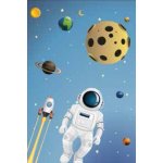 Makro Abra Bamino 2697 Kosmonaut Vesmír Raketa modrý – Zboží Mobilmania