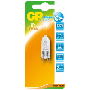 Gpbattery GP Lighting Halogen Capsule ESL 28W 230V G9 370 lm