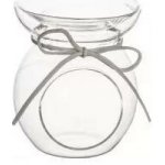 Indecor Aroma lampa skleněná čirá 8 x 9,5 cm X08495 – Sleviste.cz