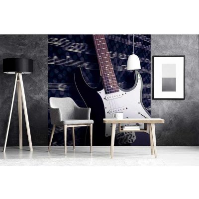 Dimex MS-3-0304 vliesová fototapeta na zeď Elektrická kytara rozměry 225 x 250 cm – Zboží Mobilmania