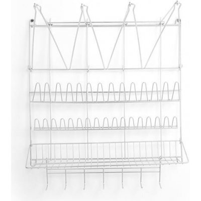 Hendi Nástěnná police nejen na plnící sáčky, 500x360x(H)560mm – Zboží Mobilmania