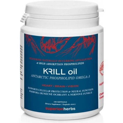 KRILL oil s astaxanthinem 100 kapslí – Hledejceny.cz