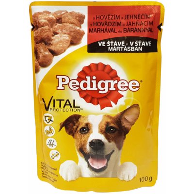 Pedigree hovězí a jehněčí 100 g – Hledejceny.cz