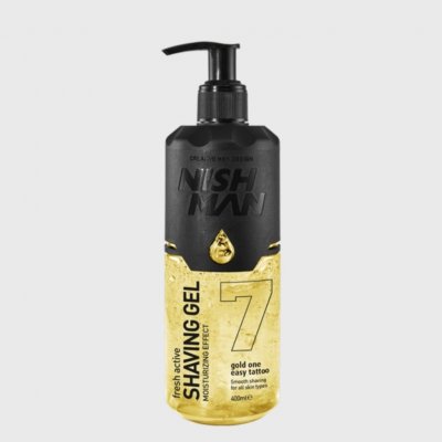 Nishman Shaving Gel 07 žlutý gel na holení 400 ml – Sleviste.cz