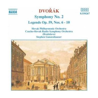 Antonín Dvořák - Symphony No. 2 Legends Op. 59, Nos. 6-10 CD