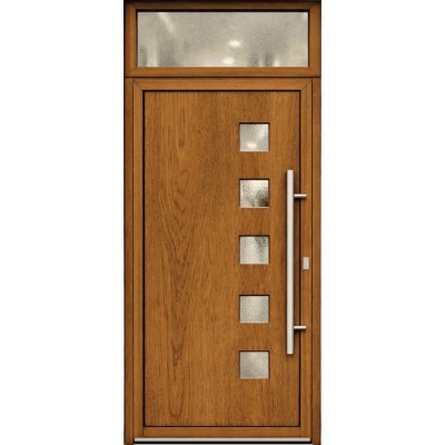OknaDvereNaMiru.cz Vchodové dveře STYL 101 + Nadsvětlík 90 x 220 cm – Hledejceny.cz
