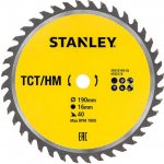 Stanley 13030 Pilový kotouč TCT/HM pro podélné řezy 190 x 30 mm, 20 zubů – Sleviste.cz
