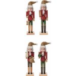 Koopman Figurka louskáčka, červená/zelená, různé druhy, 38 cm – Hledejceny.cz