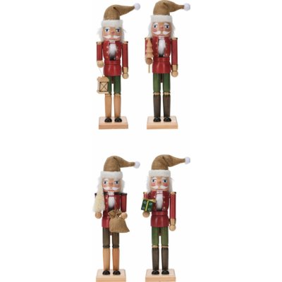Koopman Figurka louskáčka, červená/zelená, různé druhy, 38 cm – Hledejceny.cz