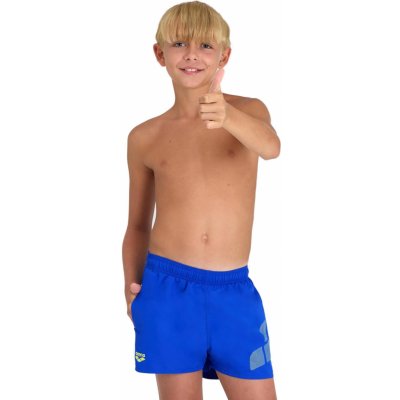 Arena Boys Beach Short Logo R Juniorské plavecké boxerky Blue – Hledejceny.cz
