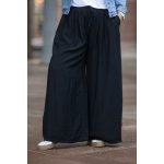 Plátěné kalhoty OHANA Černá – Sleviste.cz