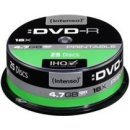 Intenso DVD-R 4,7GB 16x, printable, cakebox, 25ks (4801154)