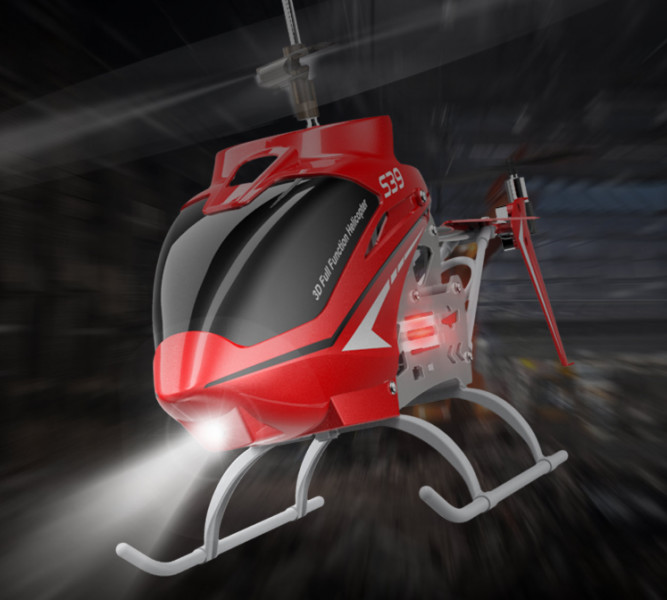 IQ models Vrtulník Syma S39 na dálkové ovládání červený RC_306739 RTF 1:10