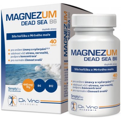 Da Vinci Academia Magnezum Dead Sea 140 tablet – Hledejceny.cz