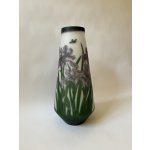 VÁZA VE STYLU ÉMILE GALLÉ - SKLO 44 cm – Hledejceny.cz