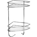 Kinekus Polička rohová 2. patrová + věšák drát KIN31180047 – Zboží Dáma