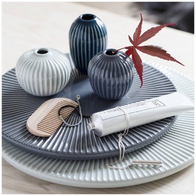 Vázy Hammershoi Green Mini - set 3 ks Kähler – Hledejceny.cz