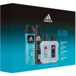 Adidas Ice Dive EDT 100 ml + sprchový gel 250 ml + deospray 150 ml + voda po holení 100 ml – Zboží Dáma