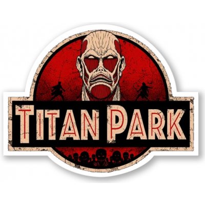 Attack on Titan Samolepka Titan Park – Hledejceny.cz