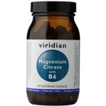 Viridian Nutrition Magnesium Citrate with Vitamin B6 90 kapslí Hořčík s vitamínem B6 – Hledejceny.cz