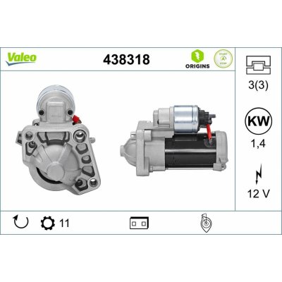 Startér VALEO 438318 – Zbozi.Blesk.cz