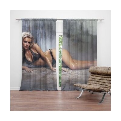 Sablio Závěs Sexy žena: 2ks 140x250cm – Hledejceny.cz