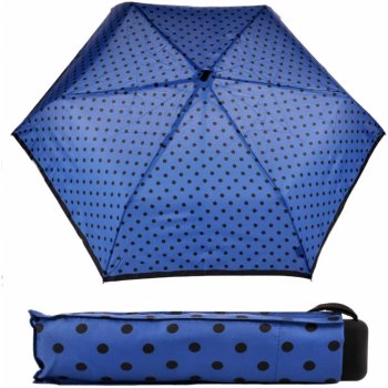 Derby deštník Mini Hit Flat dOTS modrá