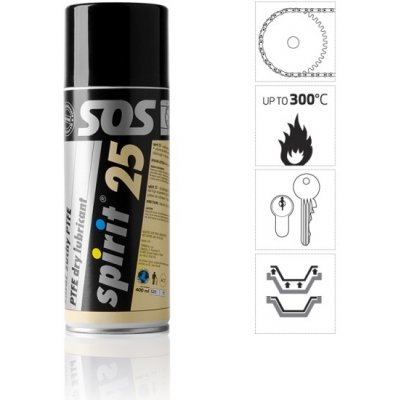 Spirit 25 Teflonový sprej 400 ml – Zboží Mobilmania
