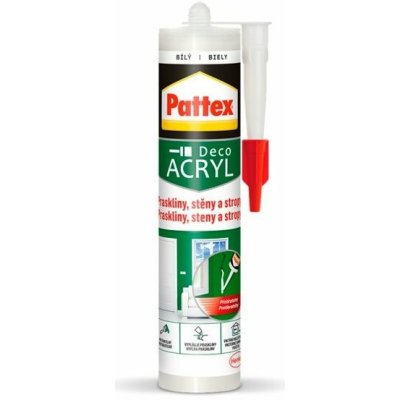PATTEX Praskliny, stěny a stropy, bílý, pružný tmel 280 ml – Hledejceny.cz