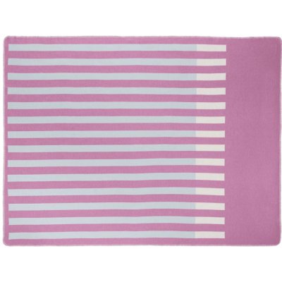 noo.ma Fialovo-béžový pléd Onu 200x160 – Sleviste.cz