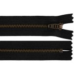 Prima-obchod Kovový zip YKK No 4 délka 20 cm (jeansový), barva 1 (580) černá staromosaz – Hledejceny.cz