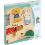 Djeco vkládací puzzle domácí mazlíčci 5 dílů – Hledejceny.cz