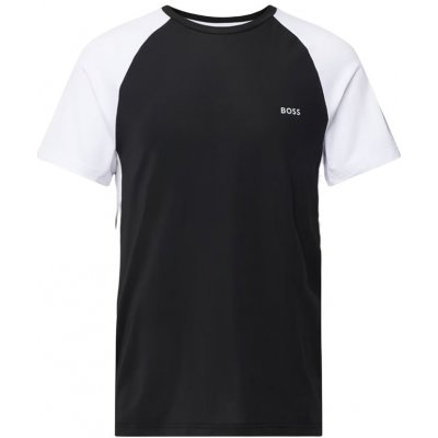 Boss x Matteo Berrettini Colour Blocked T-Shirt With Decorative Reflectiv black