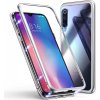 Pouzdro a kryt na mobilní telefon Pouzdro Beweare Magnetické oboustranné s tvrzeném sklem na Samsung Galaxy A50 / Samsung Galaxy A30s - stříbrné