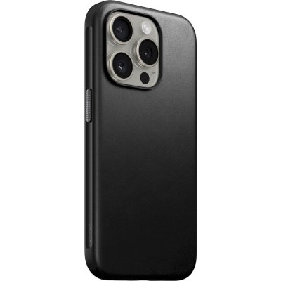 Nomad Modern Leather MagSafe iPhone 15 Pro černé – Zboží Mobilmania
