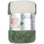 Tegatex Deka mikroflanel Sleep Well ovečka lesní zelená 150x200 – Hledejceny.cz