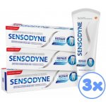 Sensodyne Repair Protect pro citlivé zuby 3 x 75 ml – Hledejceny.cz