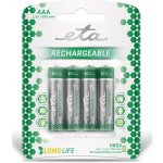 ETA AAA, HR03, 950mAh, Ni-MH, blistr 4 ks mikrotužka – Zboží Živě